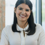 Portrait of female client for testimonial section